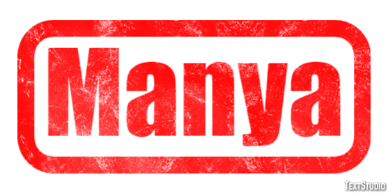 Manya Effetto testo