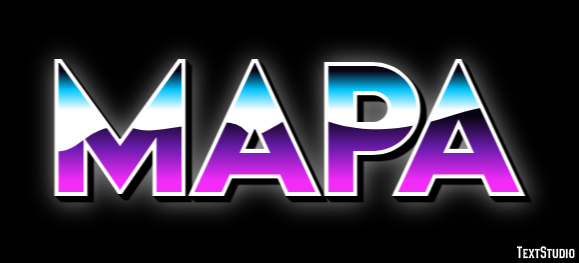 Mapa Efeito do texto