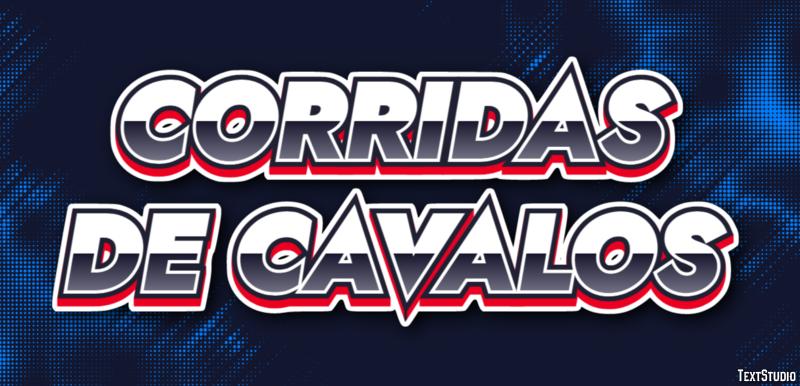 Corridas de cavalos Texteffekt