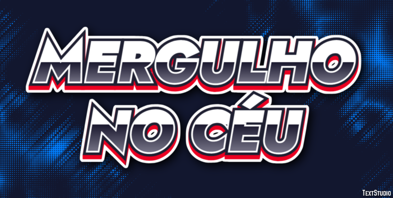 Mergulho no Céu Efeito de texto