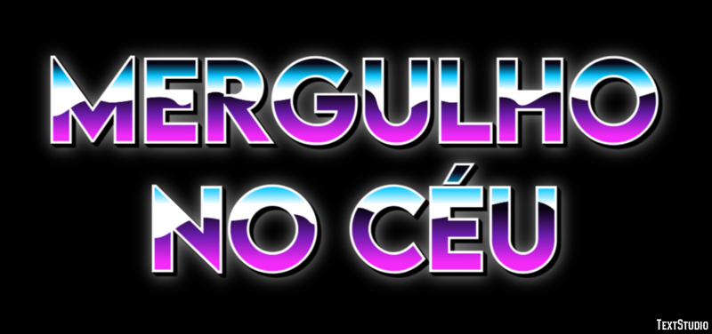 Mergulho no Céu Efeito do texto