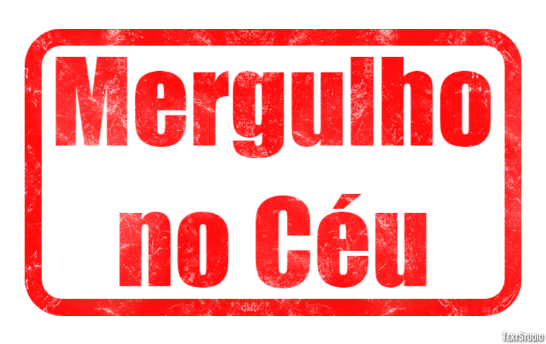 Mergulho no Céu Efeito do texto