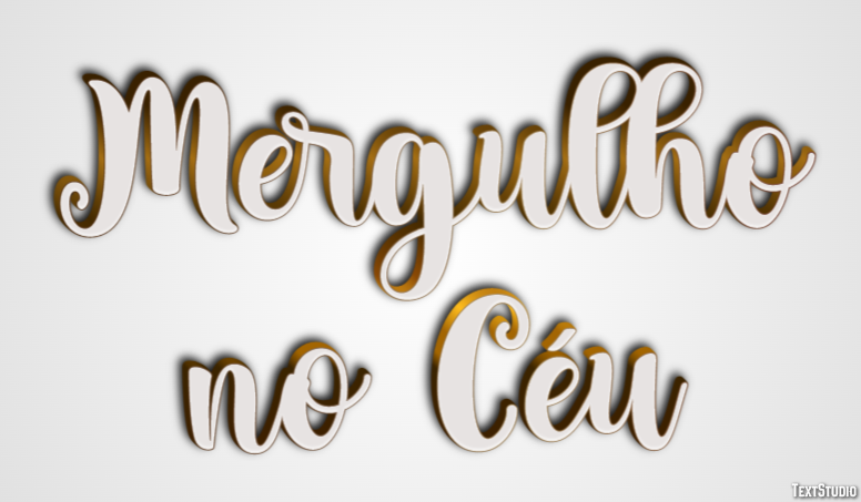 Mergulho no Céu Efeito do texto