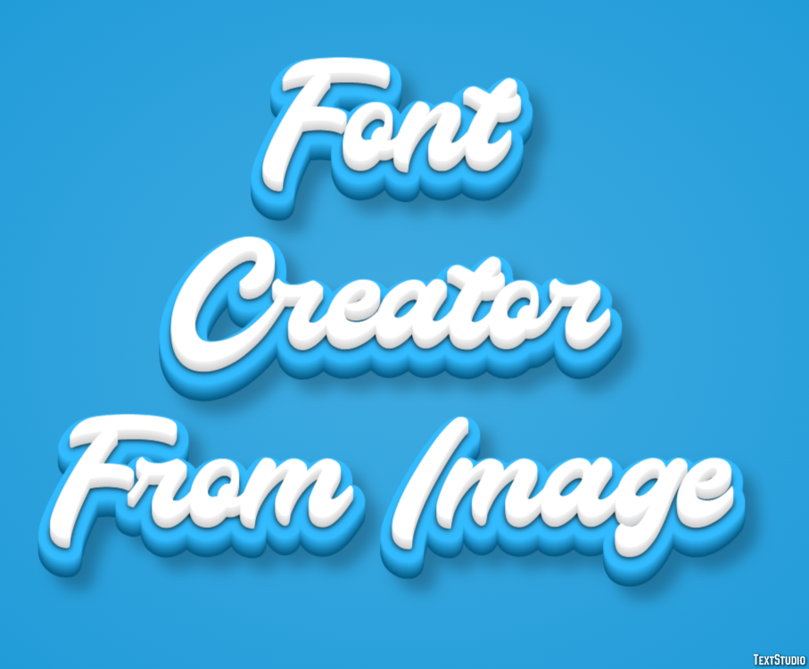 Font Creator From Image テキスト効果