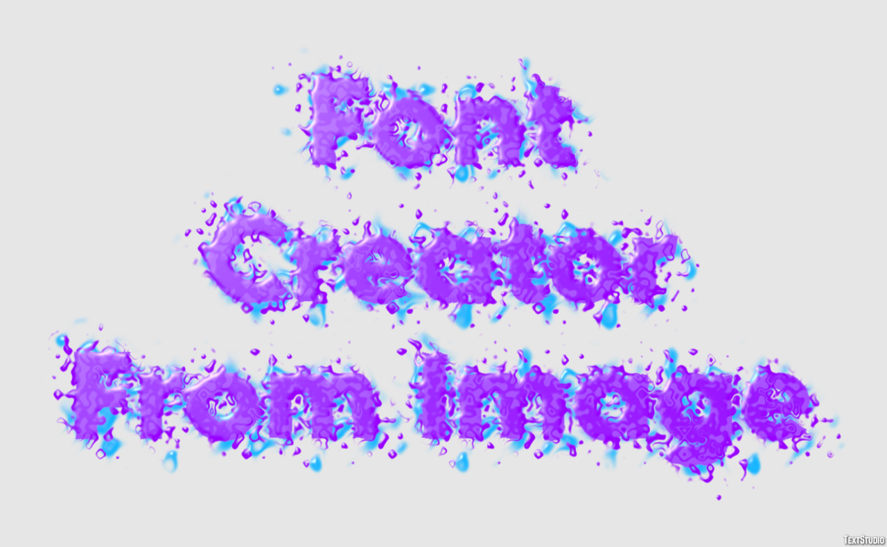 Font Creator From Image テキスト効果