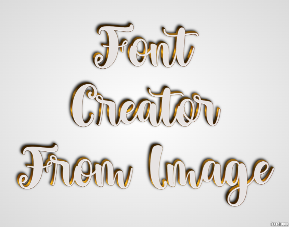 Font Creator From Image テキスト効果