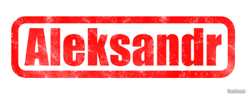 Aleksandr Эффект текста
