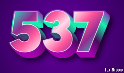 537 Text Effect