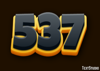 537 Text Effect