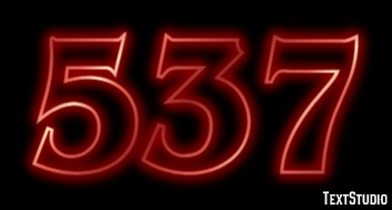 537 Text Effect