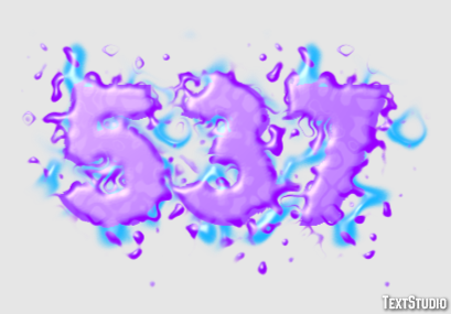 537 Text Effect