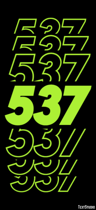 537 Text Effect