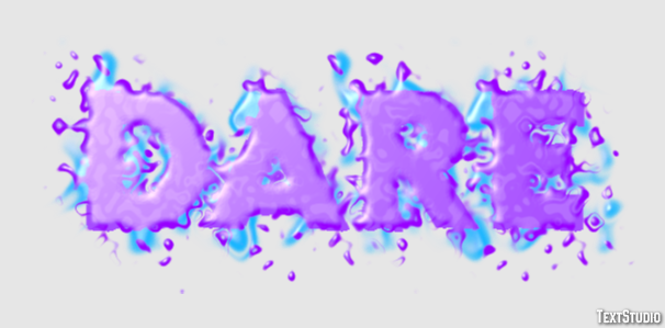 Dare Tekst Effect
