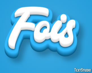 Fois Effet de texte