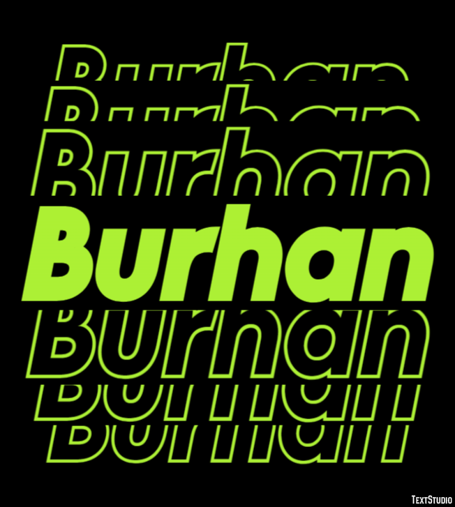 Burhan Effetto testo