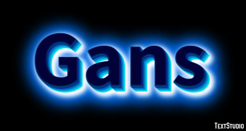 Gans Texteffekt