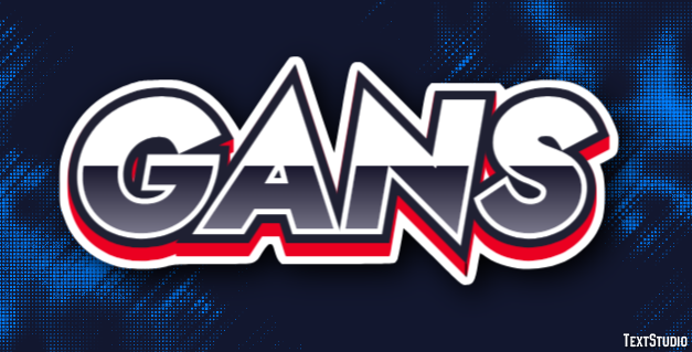 Gans Texteffekt