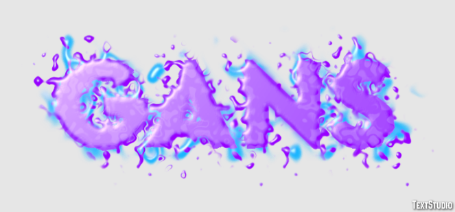 Gans Texteffekt