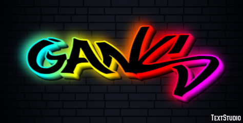 Gans Texteffekt