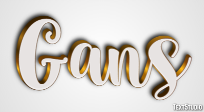 Gans Texteffekt