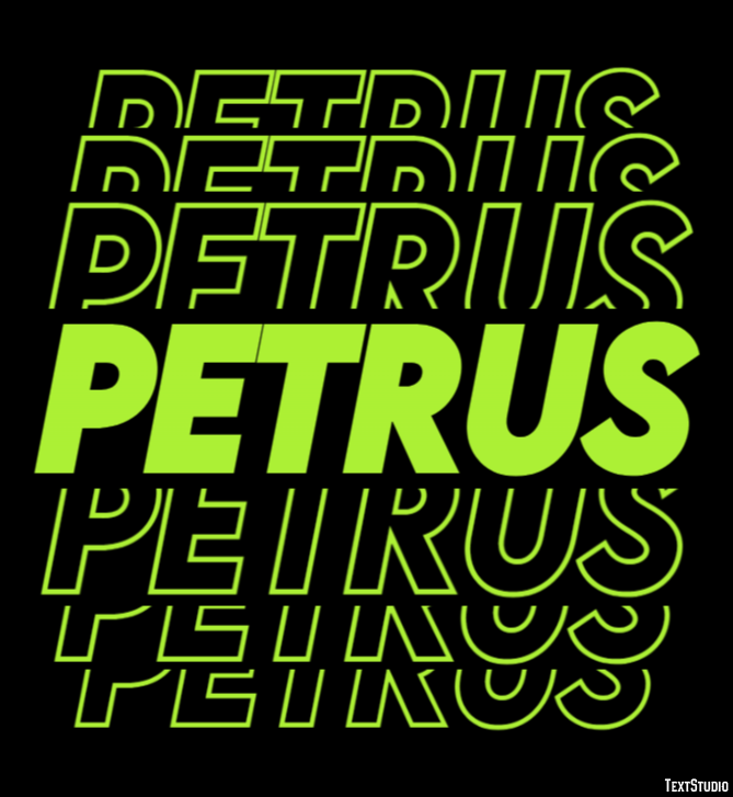Petrus Text effect