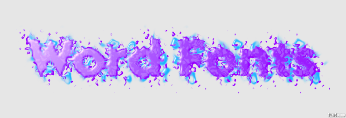 Word Fonts テキスト効果