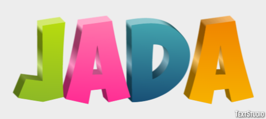 Jada Tekst Effect
