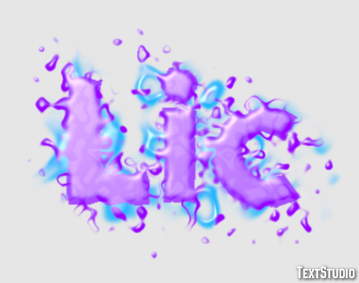 Lic Tekst Effect