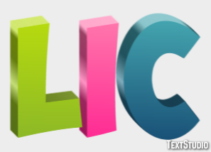 Lic Tekst Effect