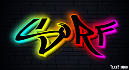 Sörf Efeito de texto