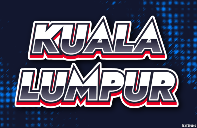 Kuala Lumpur Effetto testo