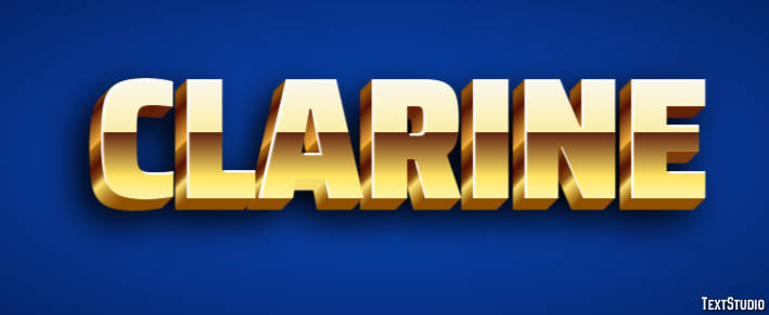Clarine Texteffekt