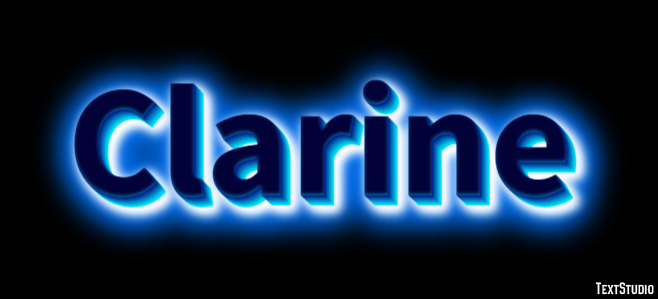 Clarine Efecto de Texto