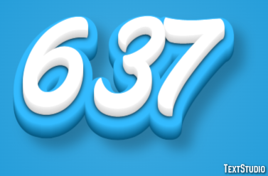637 Efecto de Texto