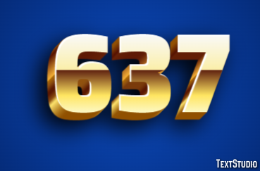 637 Efekt tekstowy