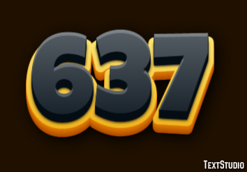 637 Efekt tekstowy