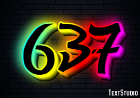 637 Efecto de Texto