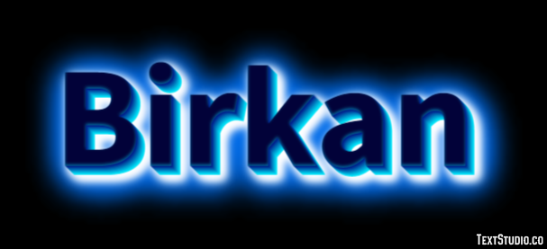 Birkan Efeito de texto