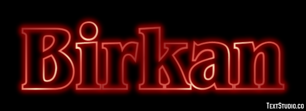 Birkan Efeito de texto