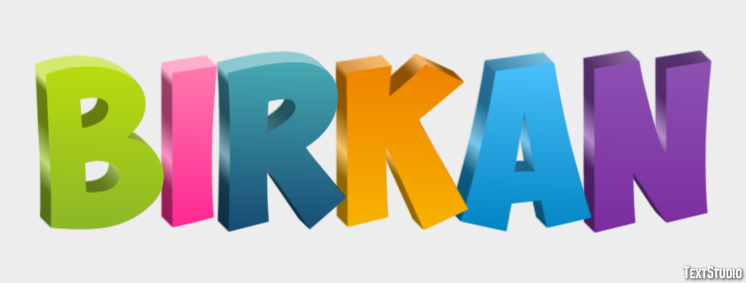 Birkan Efeito de texto