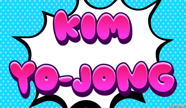 Kim Yo-jong Efeito do texto