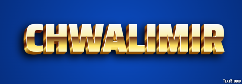 Chwalimir Текстовый эффект