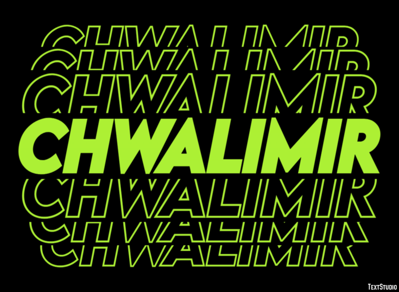 Chwalimir Efekt tekstowy