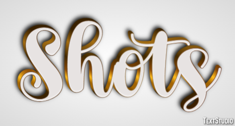 Shots Efeito de texto