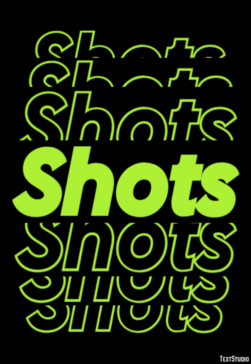 Shots Efeito de texto