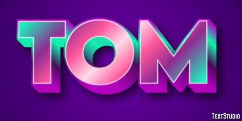 Tom Efeito do texto