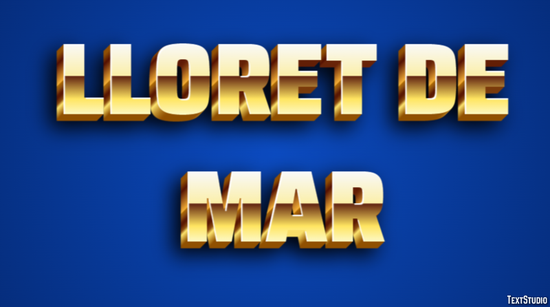 Lloret de Mar Efekt tekstowy