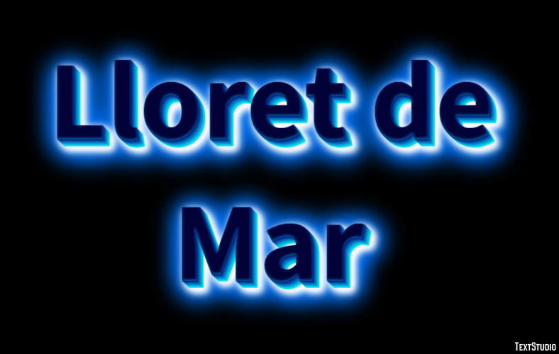 Lloret de Mar Text Effect