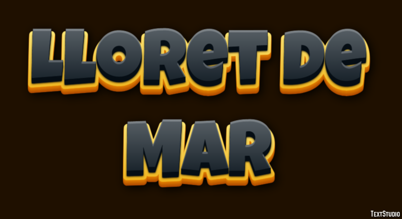 Lloret de Mar Efekt tekstowy