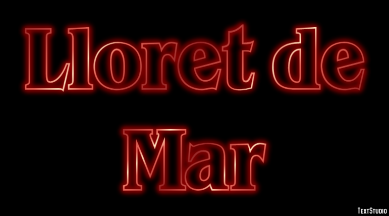Lloret de Mar Text Effect